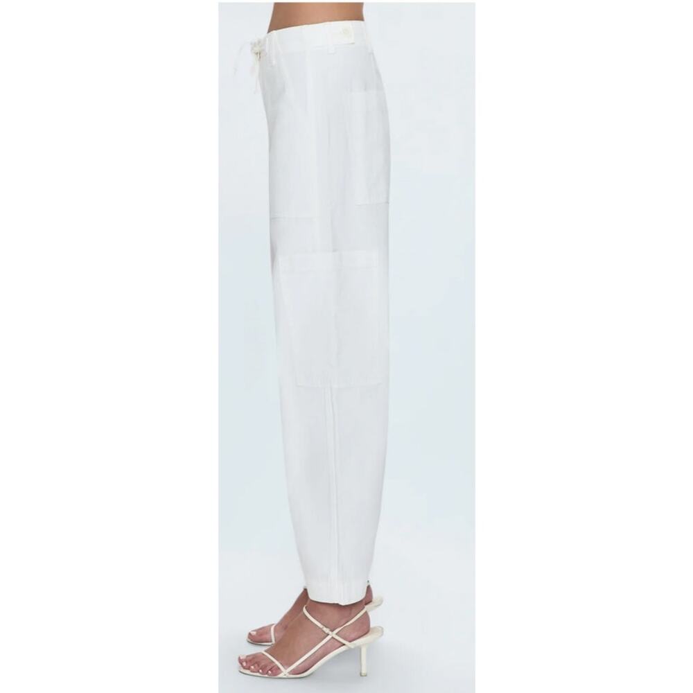 Pistola Sabrina Curve Utility Pant Size 30 White Anthropologie - Picture 3 of 8